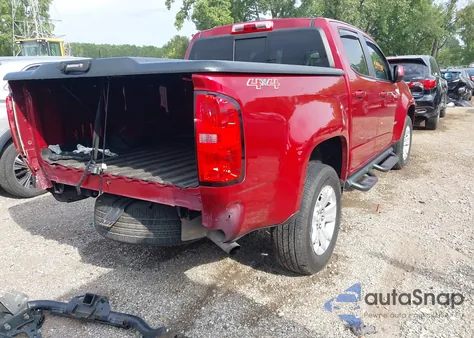 2018 Chevrolet Colorado Lt из США, поврежденный, VIN 1GCGTCENXJ1300104